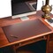 Dacasso Chocolate Brown Leatherette 34" x 20" Desk Mat without Rails PR-3433 - alternate 3